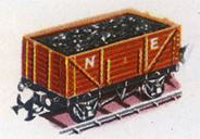 Open Wagon With Coal Load