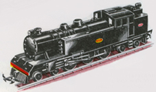 4-6-4 Tank Locomotive