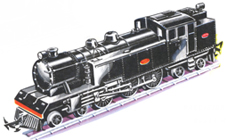 4-6-4 Tank Locomotive