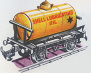 Shell Lubricating Oil Tank Wagon