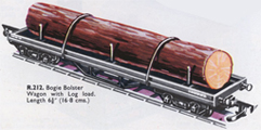 Bogie Bolster Wagon With Log Load