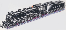 Transcontinental Pacific Locomotive