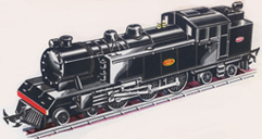 4-6-4 Tank Locomotive