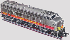 Transcontinental Diesel Locomotive - Non Powered