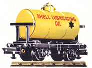 Shell Lubricating Oil Tank Wagon