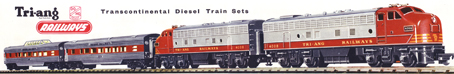 Transcontinental Train Set (Diesel Passenger)