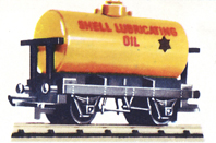 Shell Lubricating Oil Tank Wagon