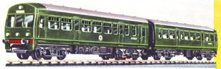 Diesel Railcar Train Set