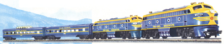 Transcontinental Train Set (Diesel Passenger)