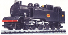 4-6-4 Tank Locomotive