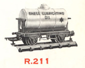 Shell Lubricating Oil Tank Wagon