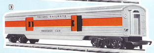 Transcontinental Baggage Car