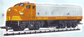 Transcontinental Diesel Locomotive - Non Powered