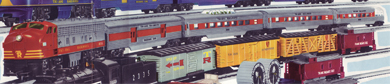 Transcontinental Passenger Train Set