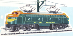 Double-ended Diesel Locomotive With Working Pantographs (TRI-ANG RAILWAYS)