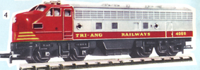 Transcontinental Diesel Locomotive - Non Powered