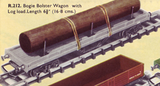 Bogie Bolster Wagon With Log Load