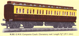 G.W.R. Third Class Clerestory Coach