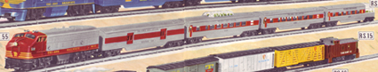 Transcontinental Passenger Train Set