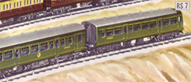 Diesel Railcar Train Set