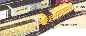Transcontinental Diesel Freight Train Set