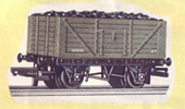 Open Wagon With Coal Load