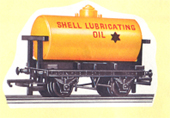 Shell Lubricating Oil Tank Wagon