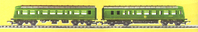 Diesel Railcar Train Set