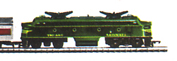 Double-ended Diesel Locomotive With Working Pantographs (TR Shields)