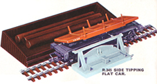 Side Tipping Flat Car