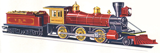 Davy Crockett Steam Locomotive 