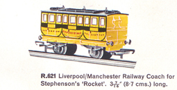 Liverpool/Manchester Railway Coach