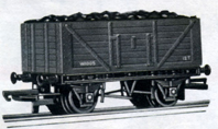 Open Wagon With Coal Load