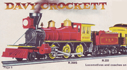 Davy Crockett Steam Locomotive 