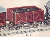 Open Wagon With Coal Load