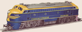 Transcontinental Diesel Locomotive (TransAustralian) (Aust)