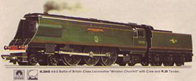 Battle Of Britain Class Locomotive - Winston Churchill