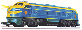 Transcontinental Diesel Locomotive (TR Shields)