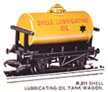 Shell Lubricating Oil Tank Wagon
