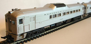 Northern Pacific Budd Rail Diesel Car - Non Powered