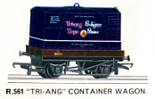 Tri-ang Container Wagon