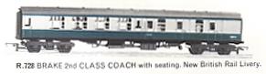 B.R. Brake Second Class Coach