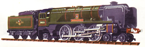 West Country Class Locomotive - Barnstaple
