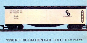 C&O Refrigerator Car