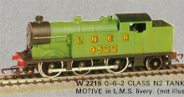 Class N2 Tank Locomotive