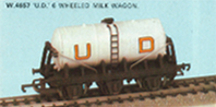U.D. 6 Wheeled Milk Wagon