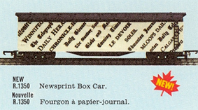 Newsprint Box Car (Canada)