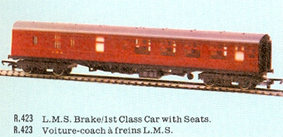 L.M.S. Corridor Brake 1st Coach