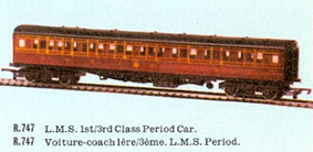 L.M.S. 1st/3rd Composite Coach