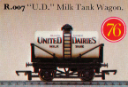 United Dairies Milk Tank Wagon